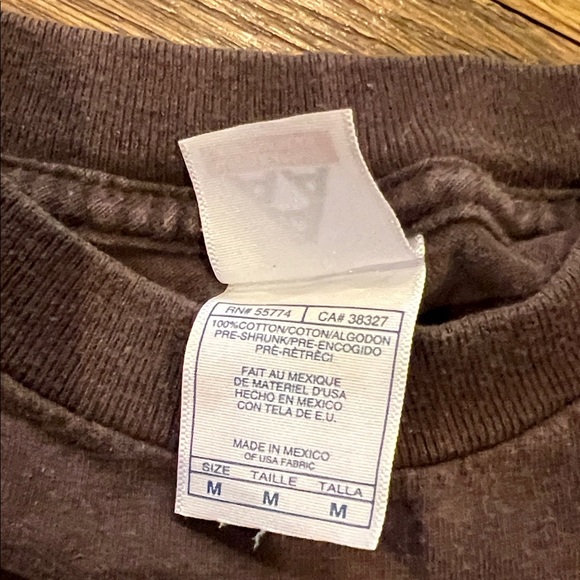 Jimi Hendrix Brown T-Shirt with Blue Graphic - Picture 4 of 7